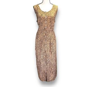 ‎Robbie Bee Cheetah Animal Print, Sleeveless Shift